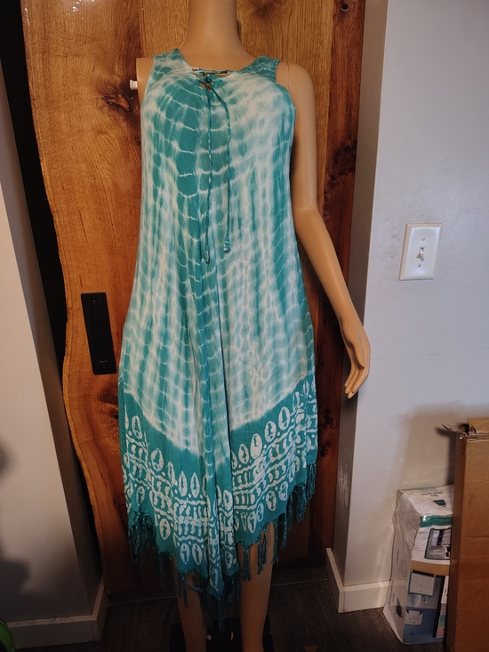 Ingear Dresses & Skirts - Boho, Batik, Handkerchief Hem, Summer Festival, Beach Sundress INGEAR RESORT